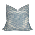 Lacuna Pillow Cover in Azul Blue, Susan Connor Textiles