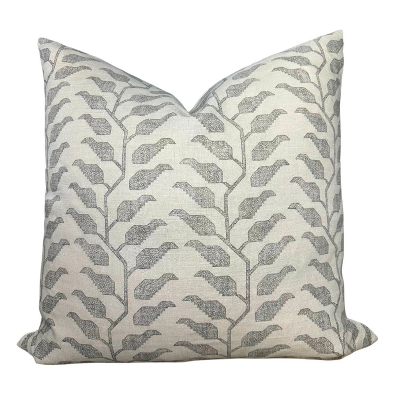Folio Pillow Cover in Graphite, Susan Connor Textiles
