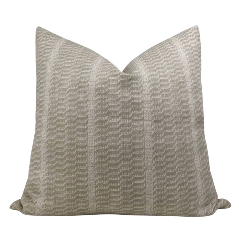 Pilar Pillow Cover in Dune, Susan Connor Textiles