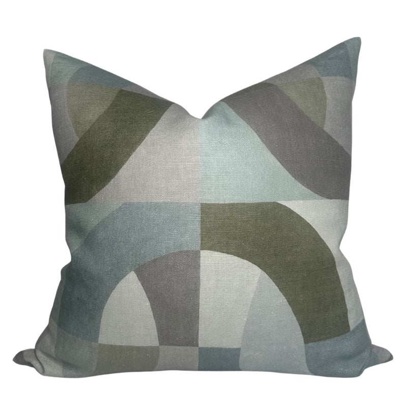 Colonnade Pillow Cover in Jadestone, Kelly Wearstler Textiles