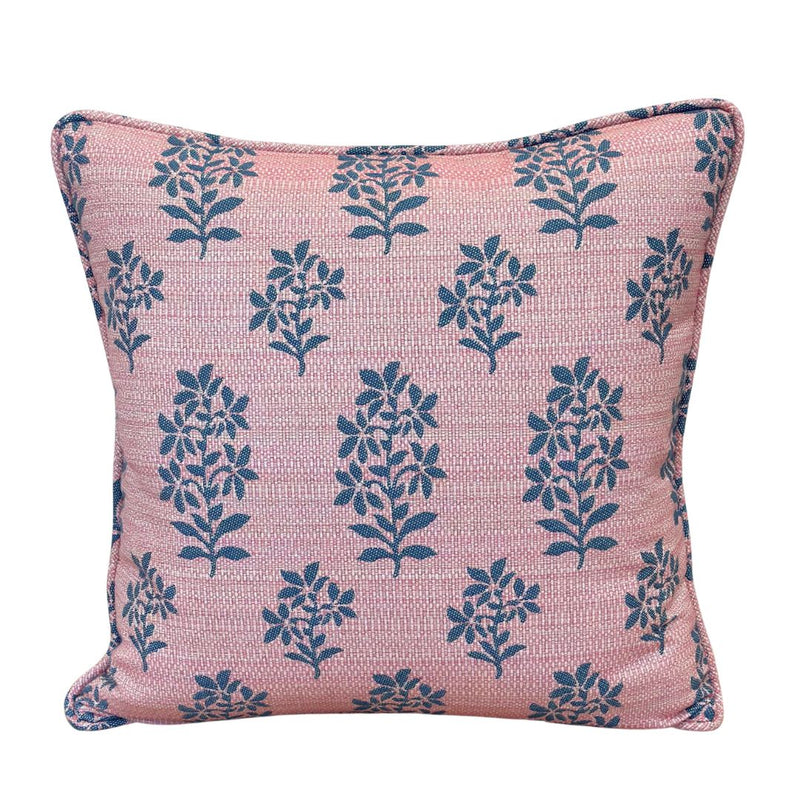 Asha Pillow Cover in Pink, Peter Dunham Textiles