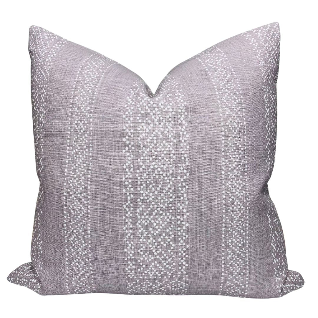 Miguel Pillow Cover in Lavender, McLaurin + Piercy Textiles