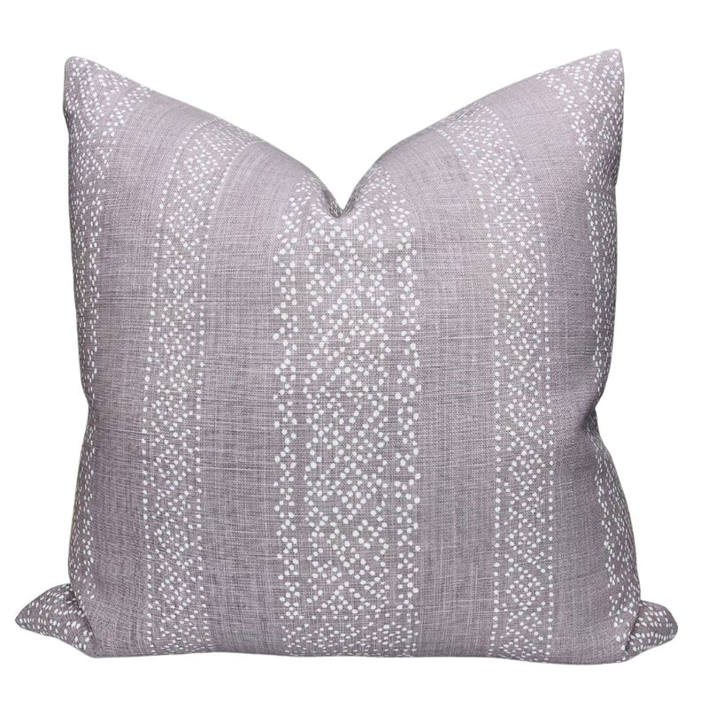 Miguel Pillow Cover in Lavender, McLaurin + Piercy Textiles