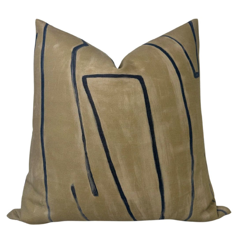 Graffito Pillow Cover in Java, Kelly Wearstler Textiles