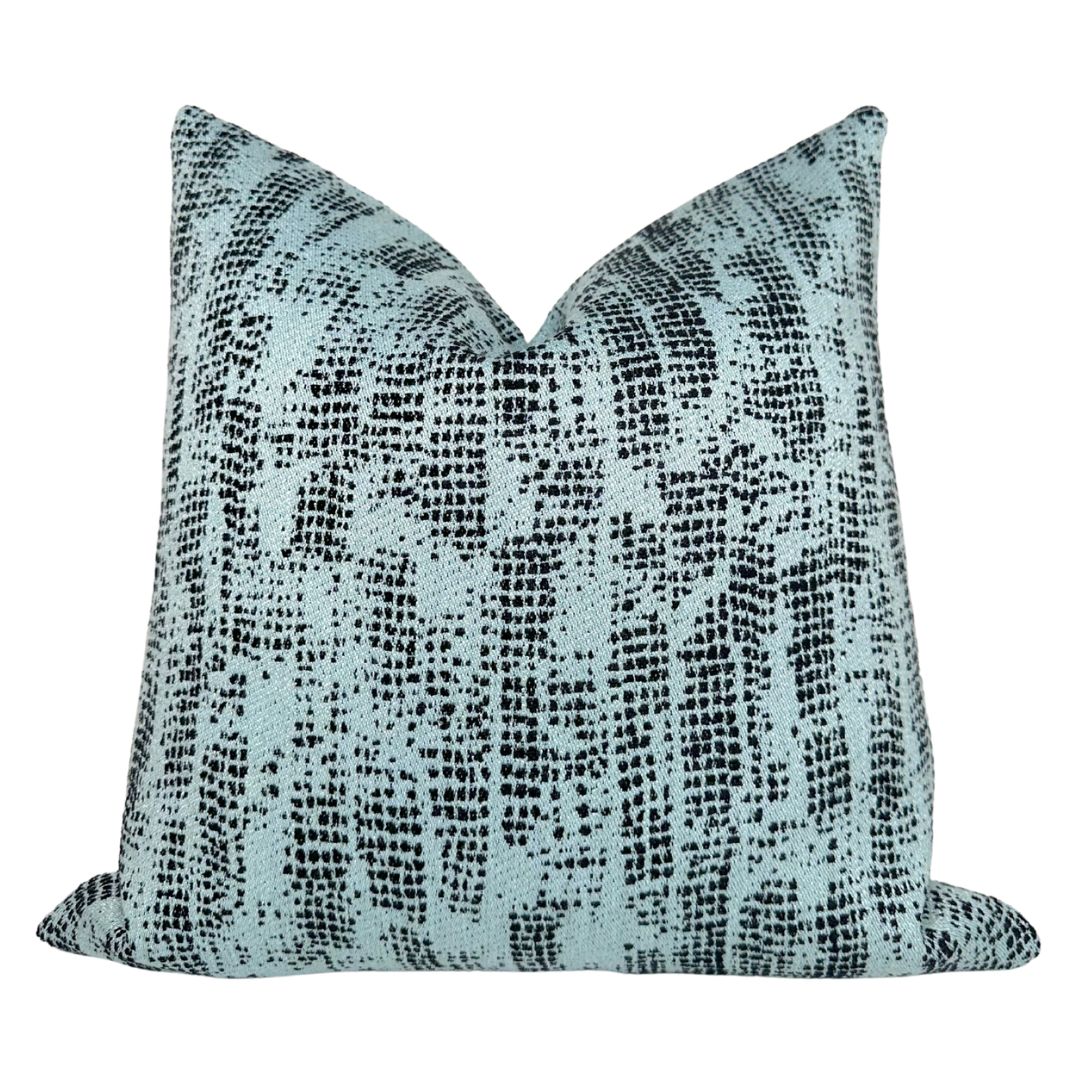 Kelly Wearstler Verse Pillow Cover in Ice Onyx