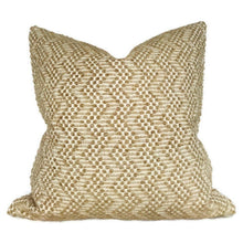Audley Woven Pillow Cover in Sand, Schumacher Textiles