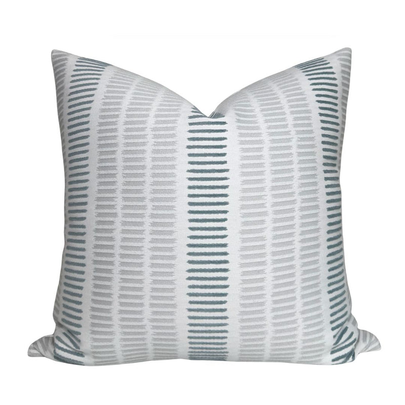 Thibaut Topsail Pillow Cover in Sterling and Slate