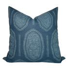 Kamba Pillow Cover in Indigo Blue