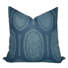 Kamba Pillow Cover in Indigo Blue