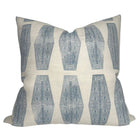 Inlay Pillow Cover in Lake Blue, Susan Connor Textiles