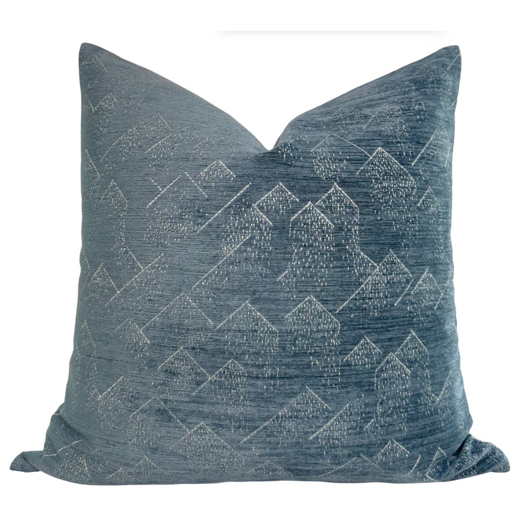 Brink Pillow Cover in Delft Ivory, Kelly Wearstler Textiles