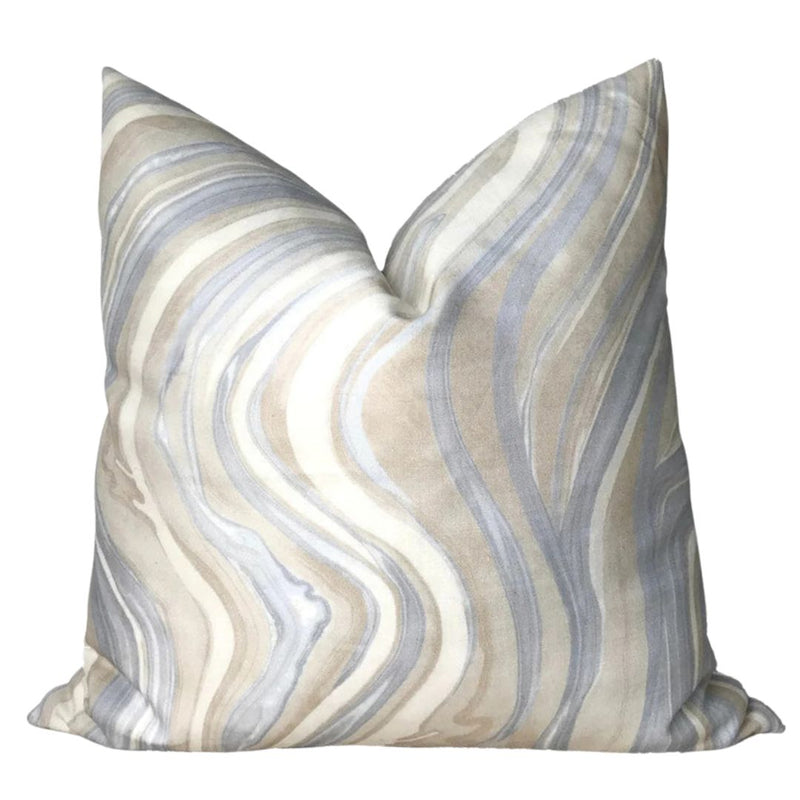 Barcelo Pillow Cover in Alabaster, Kelly Wearstler Textiles