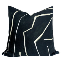 Graffito Pillow Cover in Onyx Beige, Kelly Wearstler Textiles