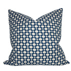 Betwixt Pillow Cover in Indigo, Schumacher Textiles