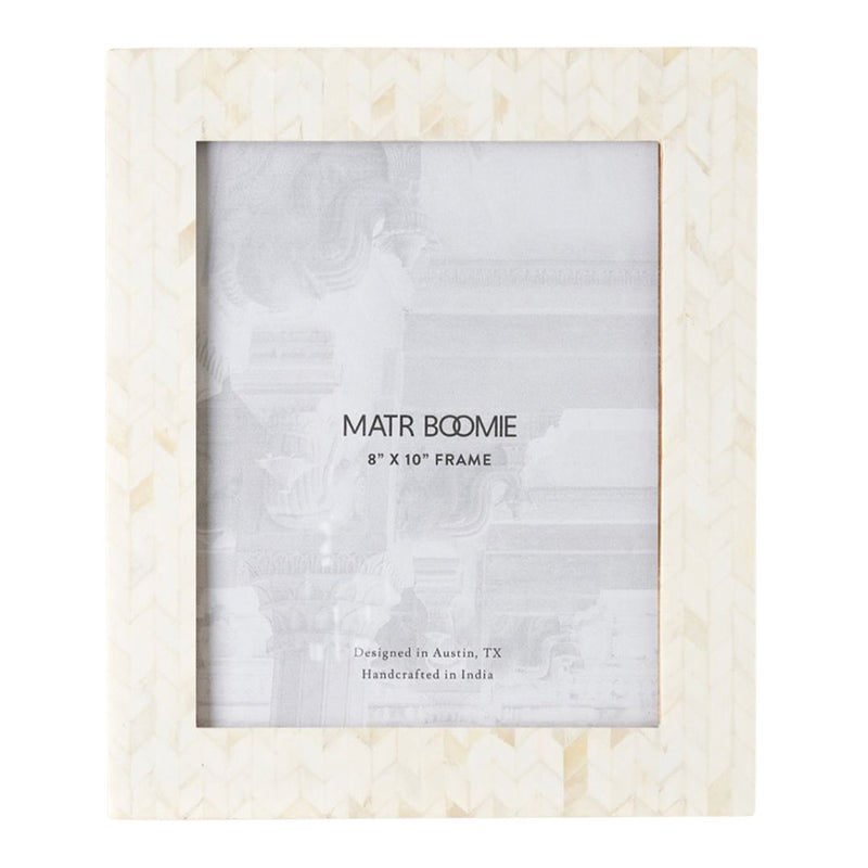 Artemis 8x10 Picture Frame - Carved Bone