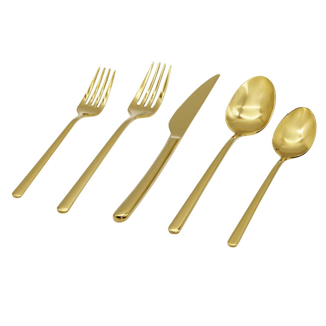 Emilia Mirror 20-Piece Flatware Set