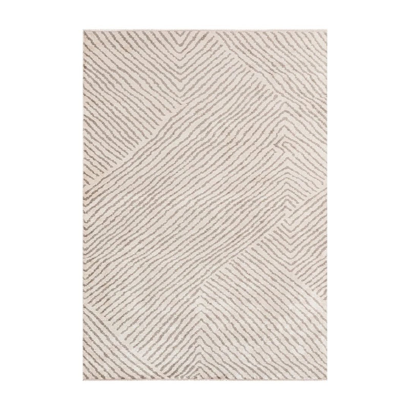 Beige Zebra Patterned Rug - Animal Print Area Rug | Alpken