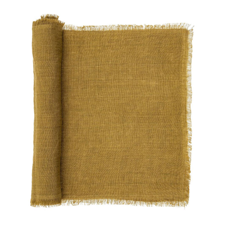Cumin Linen Runner