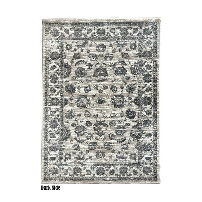 ROY's Home Flower Garden Design Area Rugs, Vintage Effect Lines