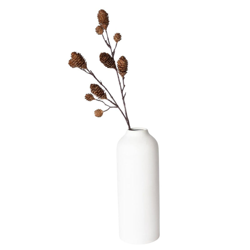 28" Faux Pine Cone Branch Stem