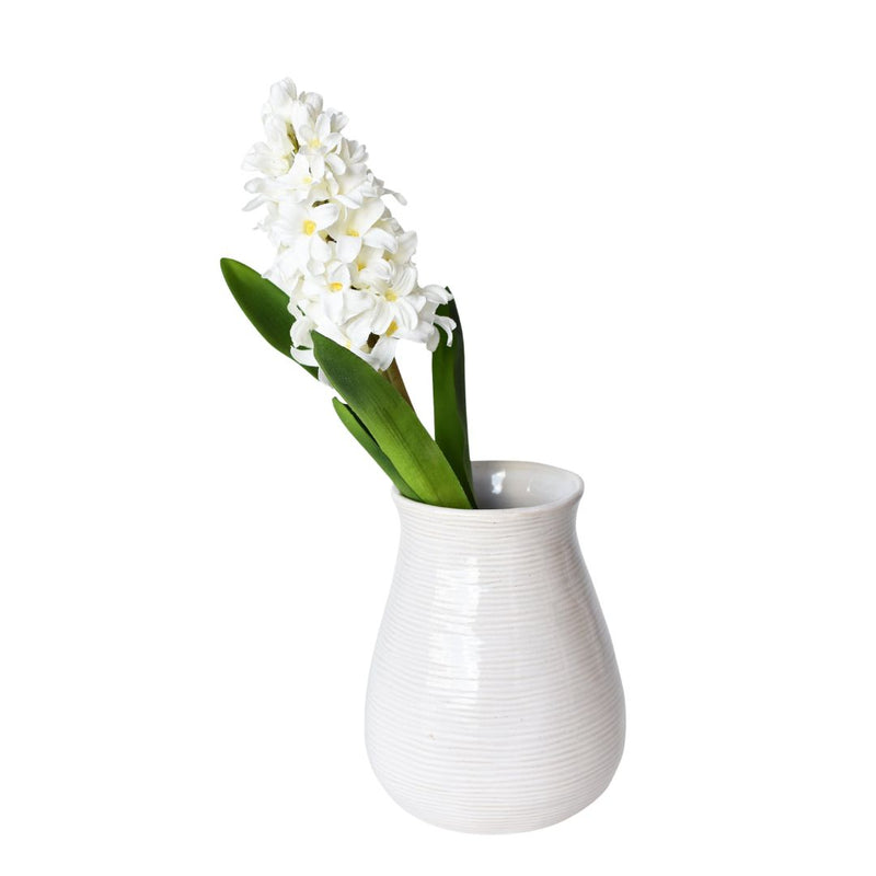 12.5" Faux White Hyacinth Stem