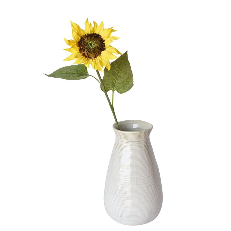 25" Faux Sunflower Stem Yellow