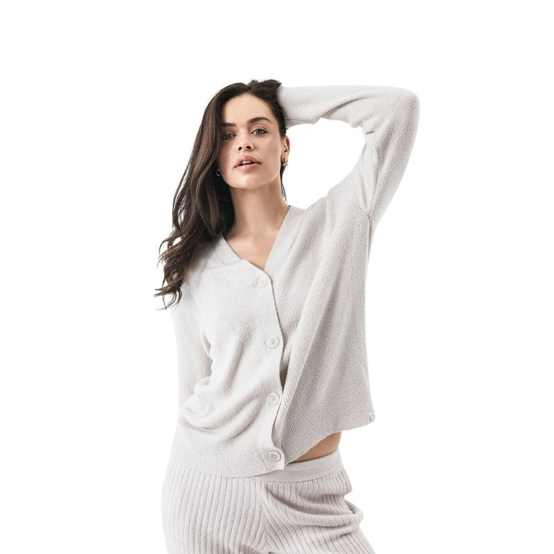 Cloud Cool Oversized Ribbed Buttoned Cardigan