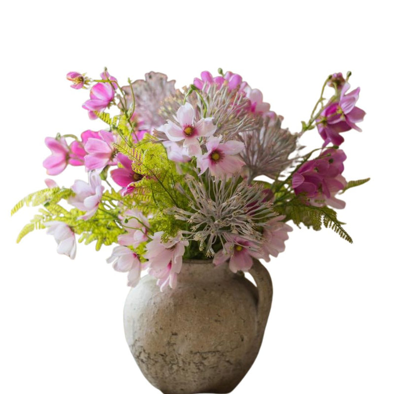 Cement Pot Pompeii Style Handmade Art Amphora Vase Pot
