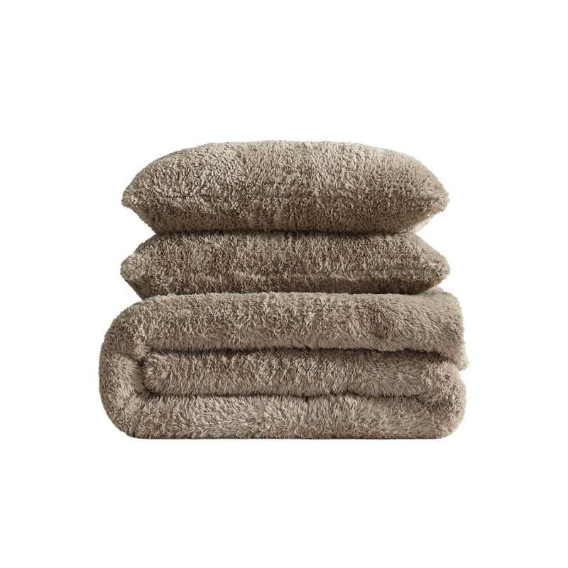 Breathable Faux Fur Comforter Bundle