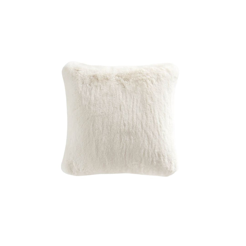 Faux Fur Throw Pillow