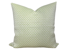 Hickox Woven Pillow Cover in Leaf, Schumacher Textiles