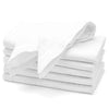 White cotton napkins with classic hemstitch design