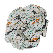 National Parks muslin swaddle with mini print pattern