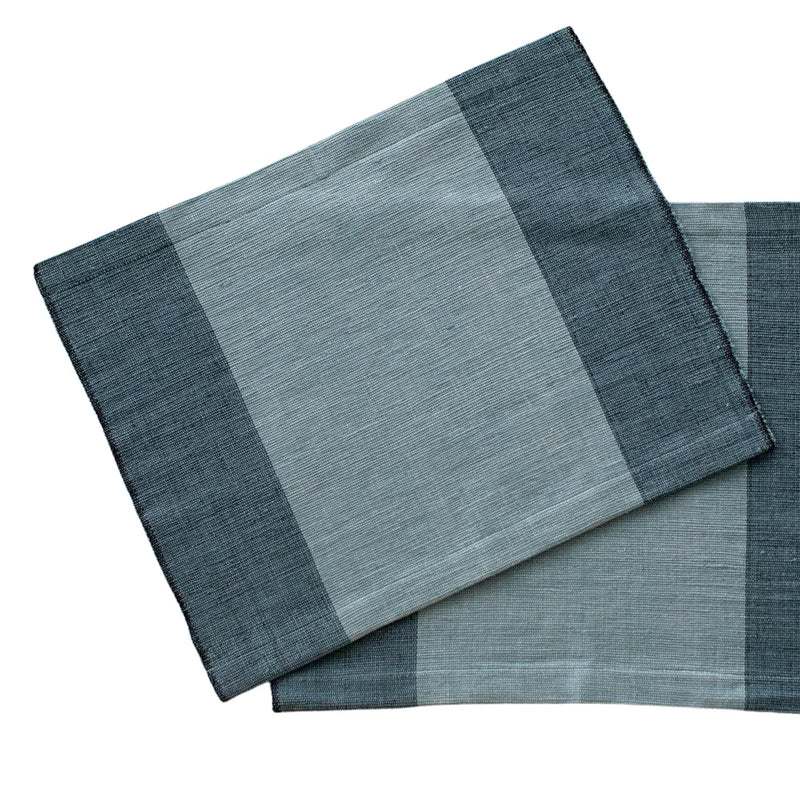 Sodo handwoven Ethiopian cotton placemat with textured weave