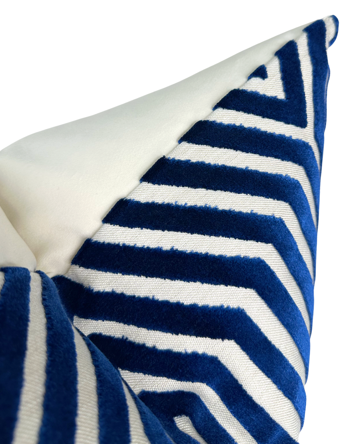 Ready to Ship, 20x20, Vanderbilt Velvet Pillow Cover in Navy Blue, Schumacher Textiles