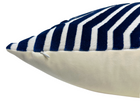 Ready to Ship, 20x20, Vanderbilt Velvet Pillow Cover in Navy Blue, Schumacher Textiles