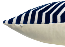 Ready to Ship, 20x20, Vanderbilt Velvet Pillow Cover in Navy Blue, Schumacher Textiles
