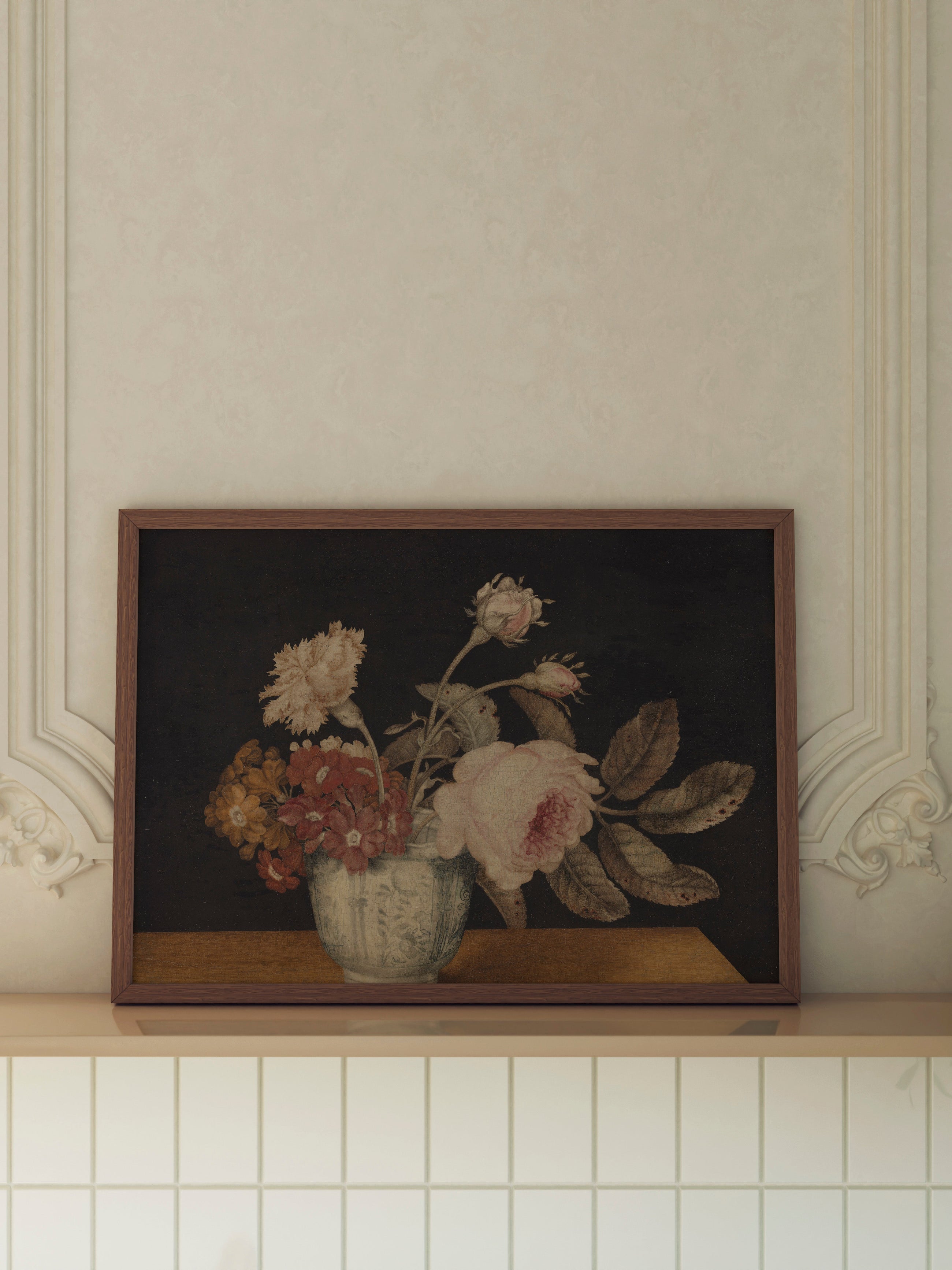 Vintage Vase of Flowers