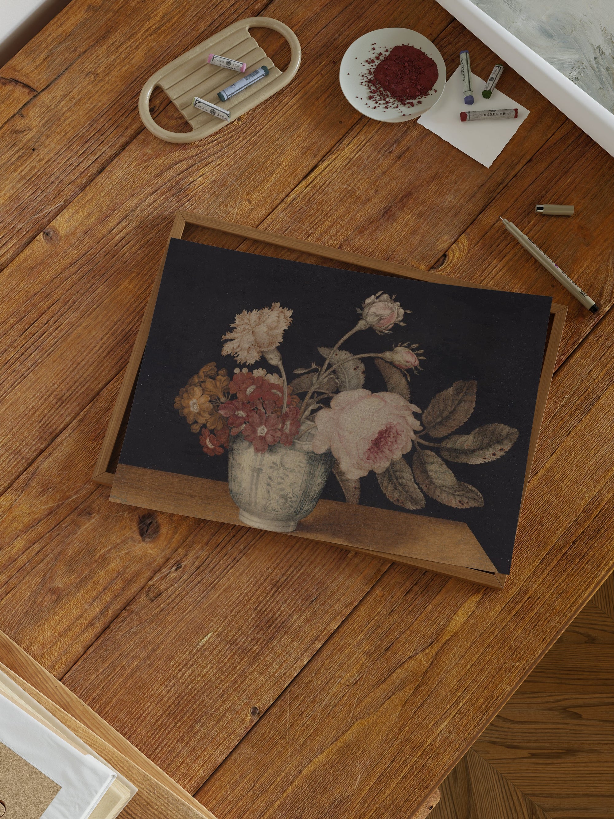 Vintage Vase of Flowers