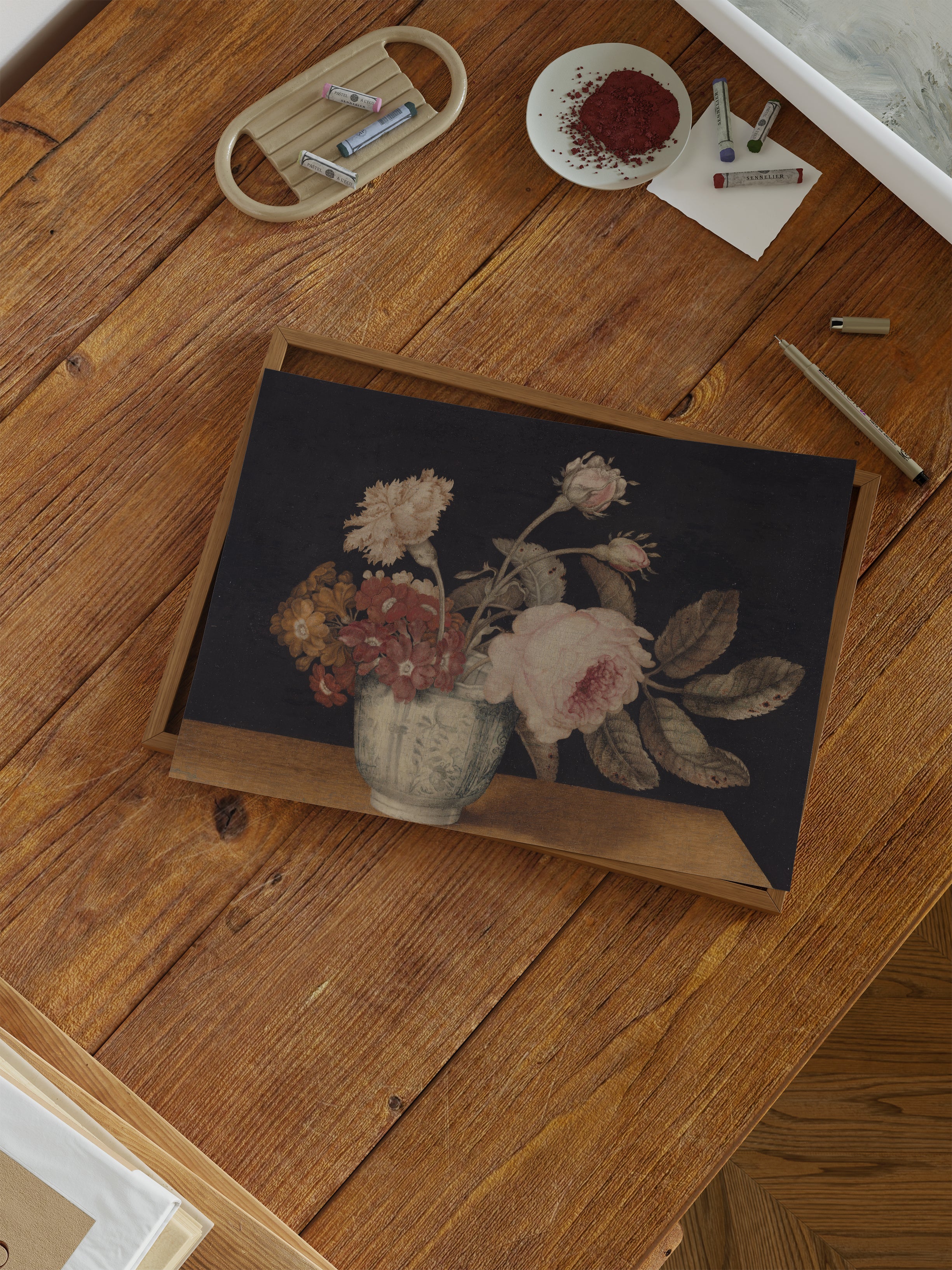 Vintage Vase of Flowers