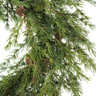 PINE NEEDLE WREATH CLOSE UP