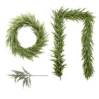 Premium Faux Cedar Garland for Home & Holiday Charm