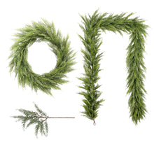 Premium Faux Cedar Garland for Home & Holiday Charm