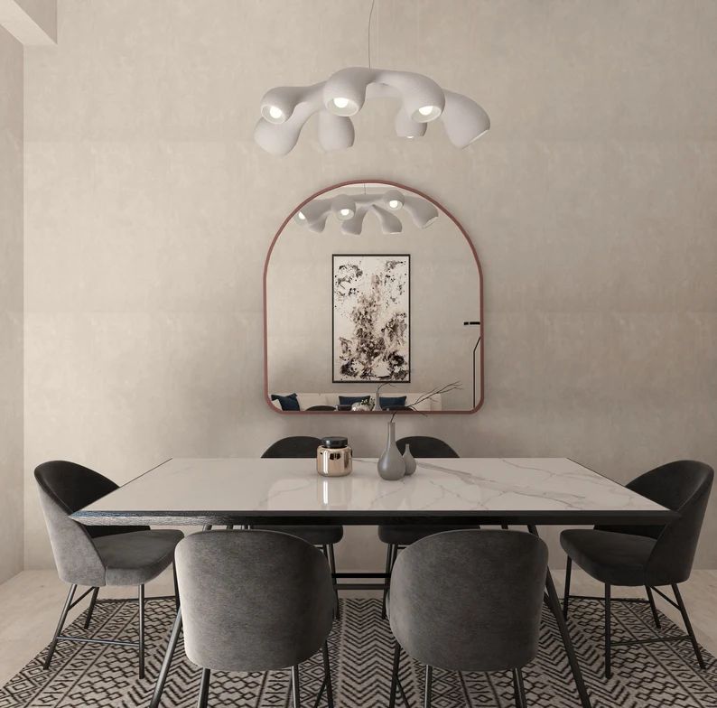 Alya Irregular Wall Mirror - Elegant Asymmetrical Design | Alpken