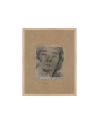 Bemused muted portrait art print, view 6