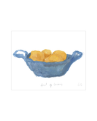 Bowl of Lemons still life art print, view 3