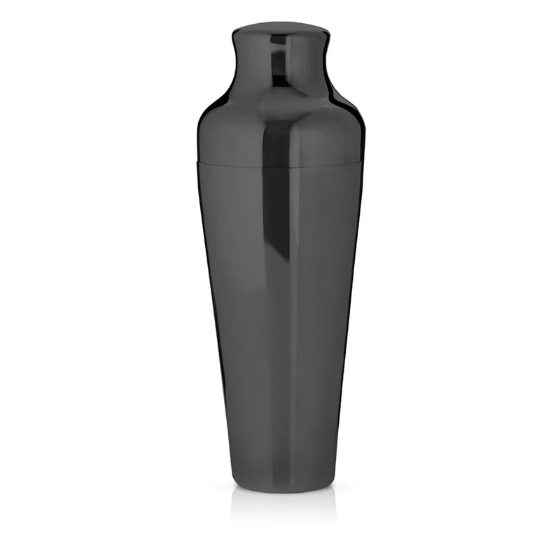 Viski Warren Parisian Cocktail Shaker in gunmetal black