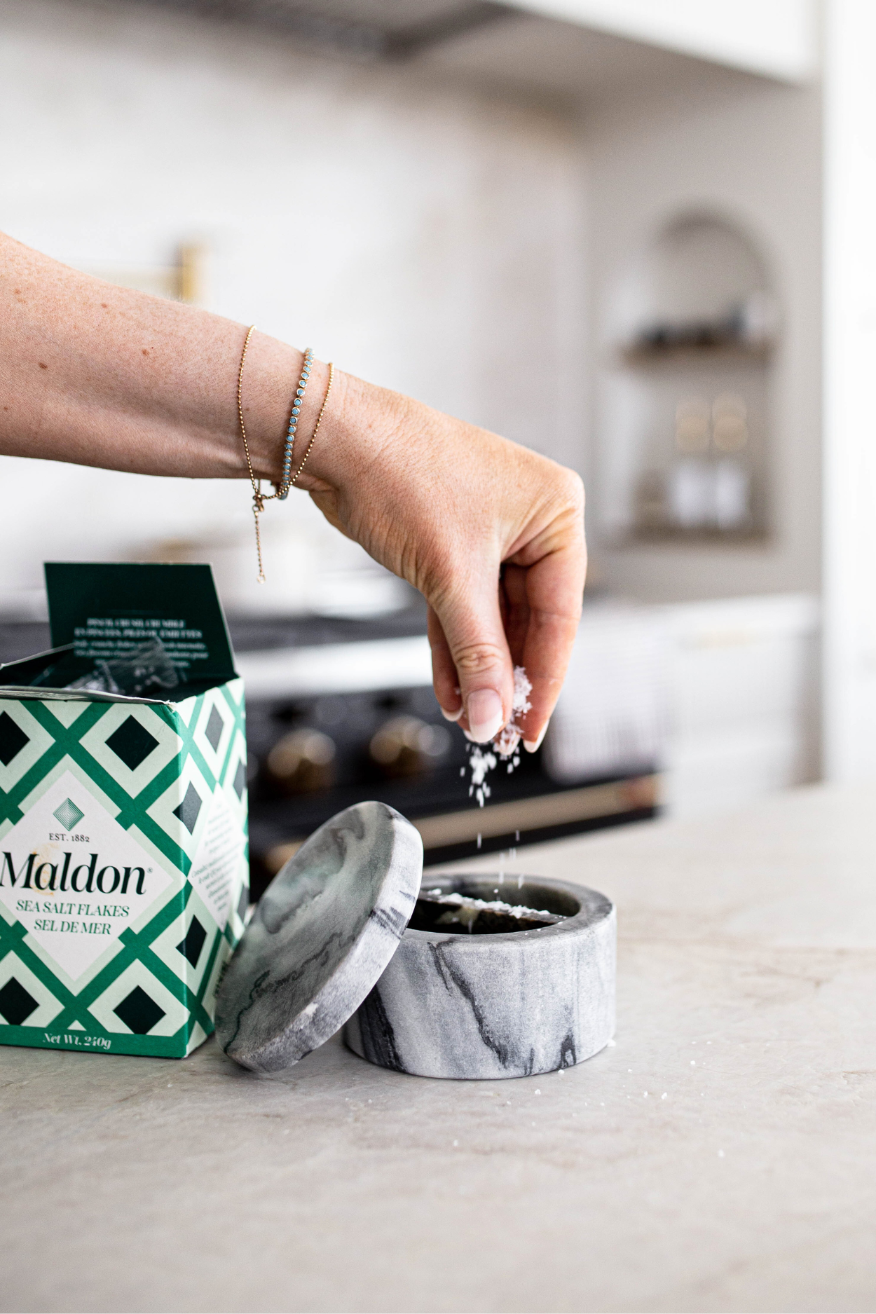 Marble Spice Canister