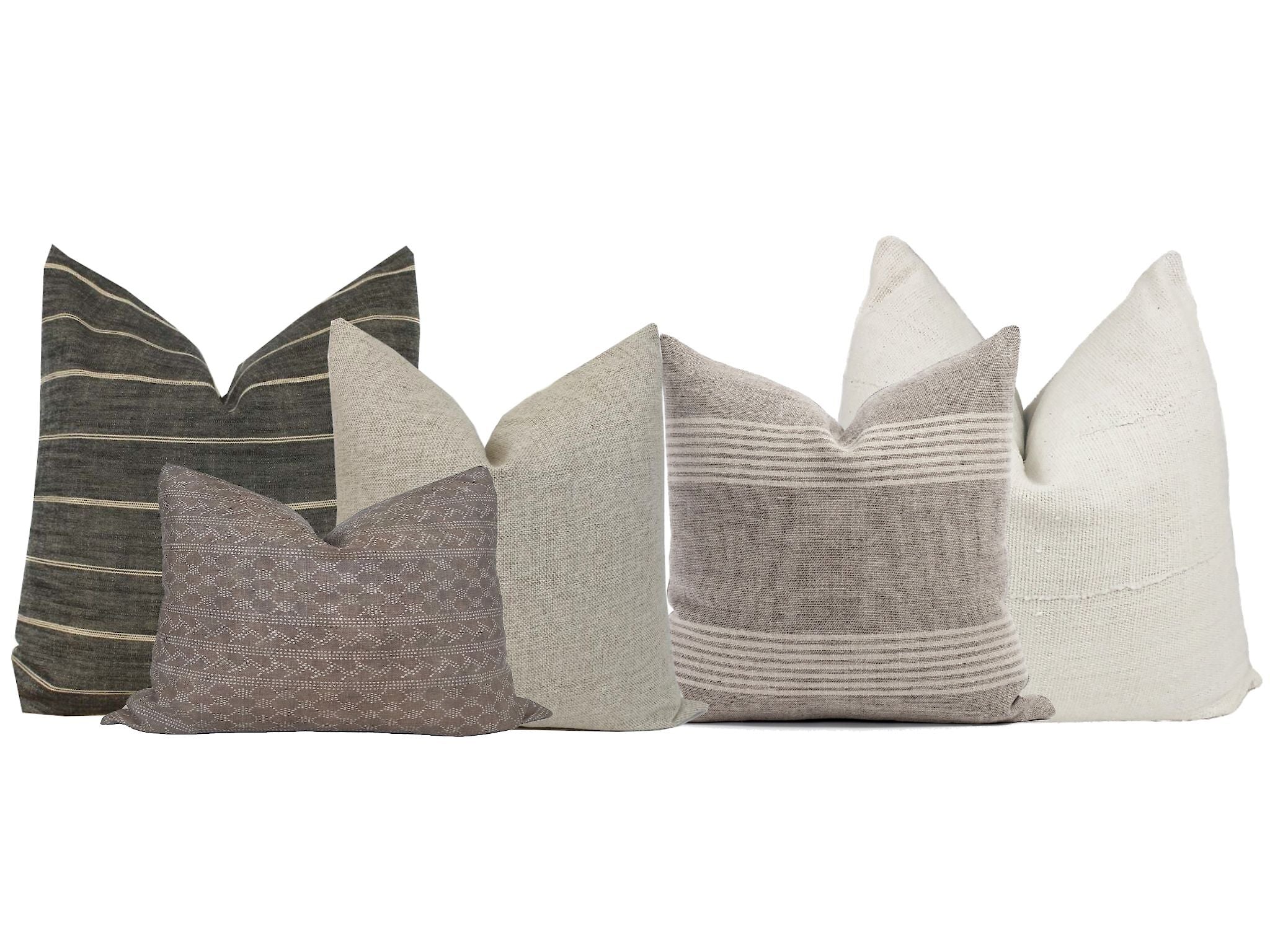 Timberline Pillow Set | 5 Covers | Neutral Sofa Set | One