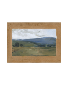 Countryside Vignettes III green landscape art print, view 3
